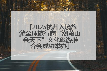 2025杭州入境旅游全球旅行商“潮萧山·会天下”文化旅游推介会成功举办
