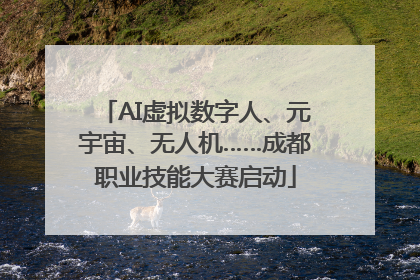 AI虚拟数字人、元宇宙、无人机……成都职业技能大赛启动
