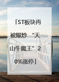 ST板块再被爆炒 “天山牛魔王”20%涨停